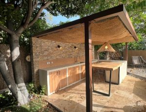 Poolhouse cuisine d’été